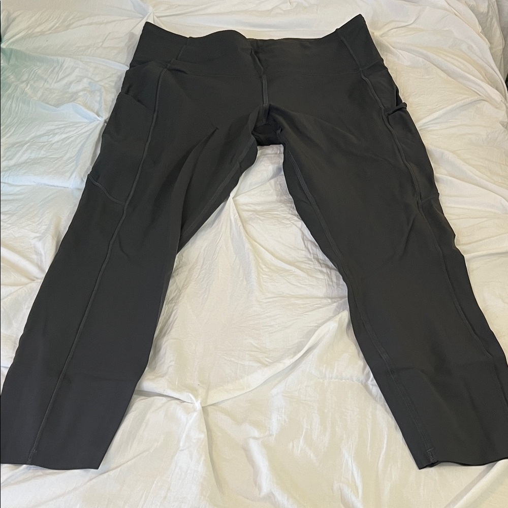 lululemon athletica Gray Fast & Free Leggings